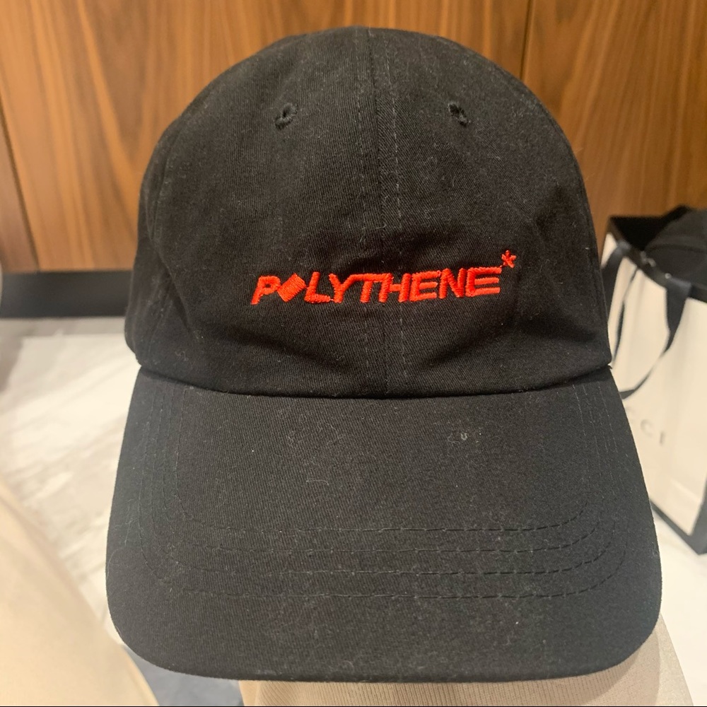Designer brand black logo hat